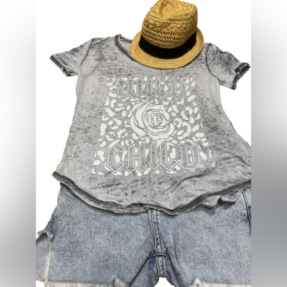 CARMAR Jean Shorts Size 25 Stone Wash Style Side Slits Y2K Bohemian Resortwear - Picture 10 of 11